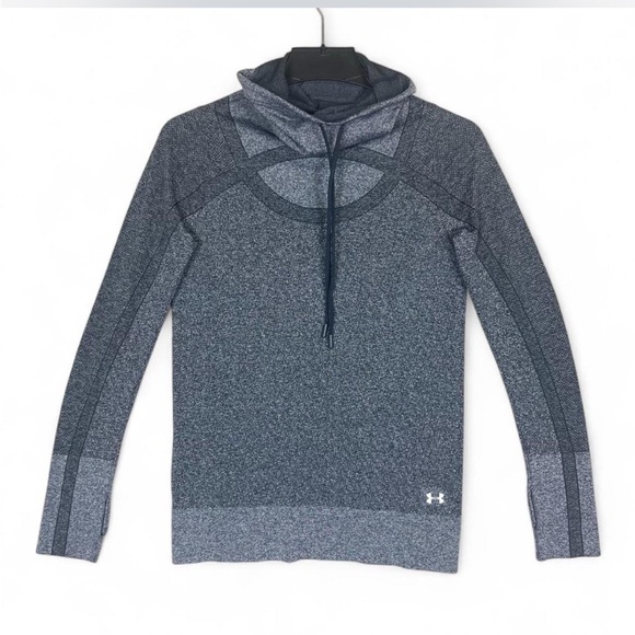 Under Armour Tops - NWOT UNDER ARMOR brand grey size S cowl neck/chimney collar athletic sweatshirt
